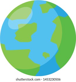 Our world is green and blue