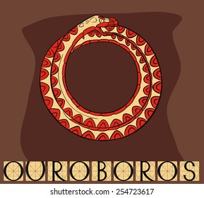 Ouroboros with title