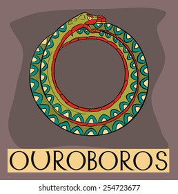 Ouroboros with title