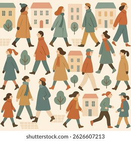 Out and About Print Design in Vector
