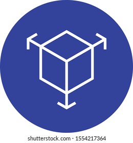 Out Of The Box Outline Icon