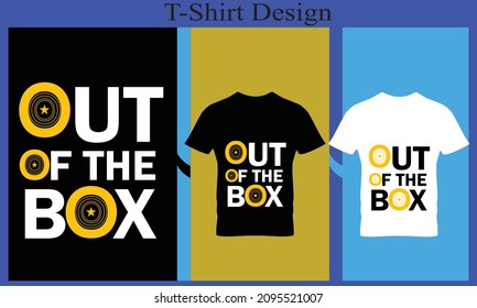 out of the box t-shirt design 