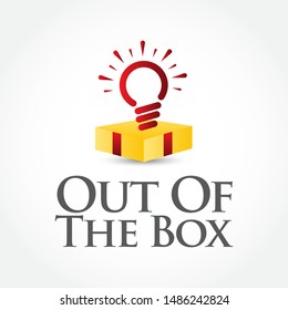 Out Of The Box Vector Template Design Illustration