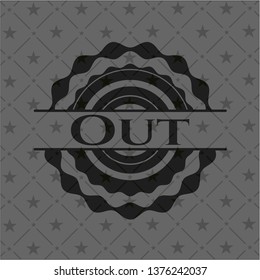 Out dark badge