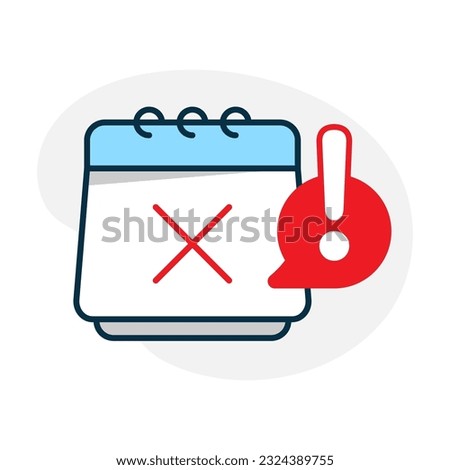 out of date, expired, session has ended concept illustration flat design vector eps10. modern graphic element for landing page ui, infographic, icon