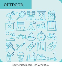 out door icons for download business