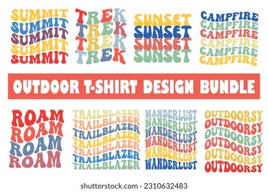 Out door t shirt design bundle