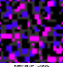 Out of focus geometric seamless background, vector.