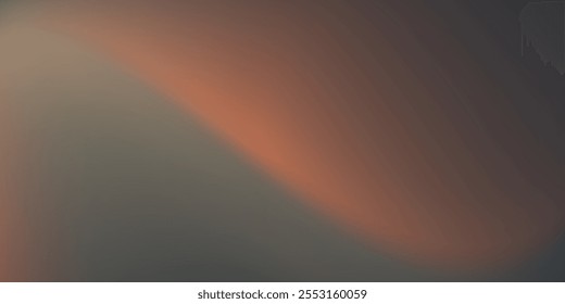 Außerhalb des Fokus Sonnenuntergang über dem Ozean leuchtend orange mit dunkelblauem Hintergrund, Vektorgrafik eps 10.