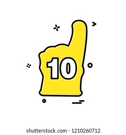 Out icon design vector