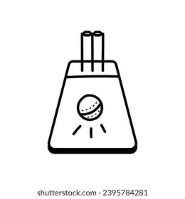 Icono OUT, ilustración de material vectorial