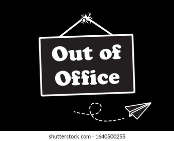 out of the office clipart