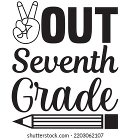 out seventh grade t shirt design