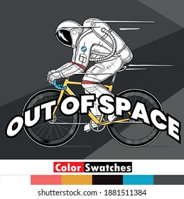 Out of Space Tee with color Swatches