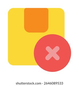 Fuera de existencia Icono plano Vector editable
