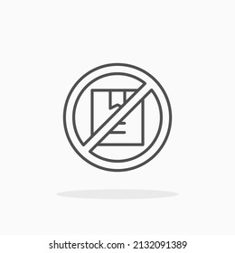 icono de fuera de línea de valores. Actrazo editable y píxel perfecto. Se puede usar para productos digitales, presentación, diseño de impresión y más.