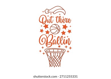 Por ahí Ballin’ Basketball Design