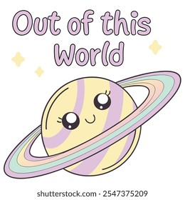 Out of This World Planet Vector Design