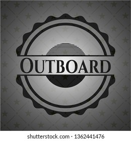 Outboard realistic dark emblem