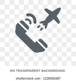 Outbound icon. Trendy flat vector Outbound icon on transparent background from Architecture and Travel collection. 