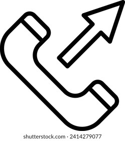 Outbound Vector Line Icon Design