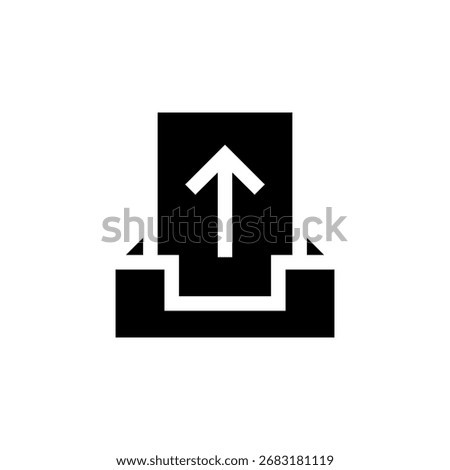 Outbox Icon for Mail and Sending