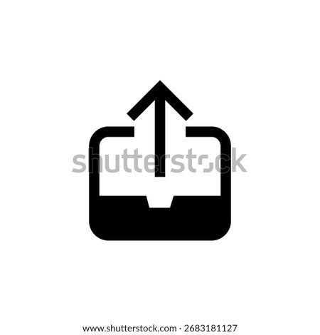 Outbox Icon for Mail and Sending