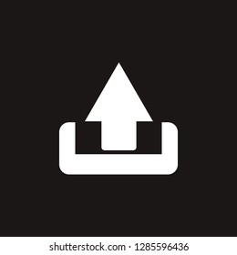 outbox icon. outbox vector design. sign design