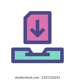 outbox icon for your website, mobile, presentation, and logo design.