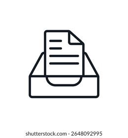outbox icons isolated on White Background. Flat style design