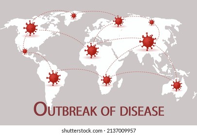 Outbreak of disease coronavirus spread throughout the world in a very short time. Everyone should take good care of themselves, keep distance to ensure safety and reduce the spread of infection.