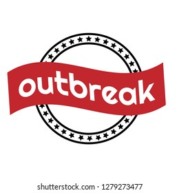 outbreak emblem with the text feedback. outbreak rubber stamp, label, badge, logo,seal. Designed for your web site design, logo, app, UI