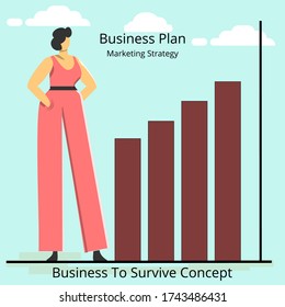 outbreak financial crisis help policy, company and business to survive concept, businesswoman leader help pushing bar graph falling in economic collapse from virus pathogen