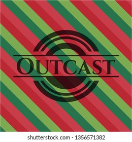 Outcast christmas emblem.
