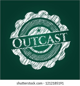 Outcast on blackboard