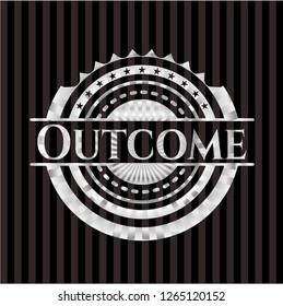 Outcome silvery badge