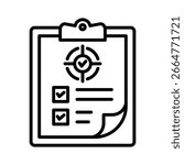 Outcomes Icon Element for Design