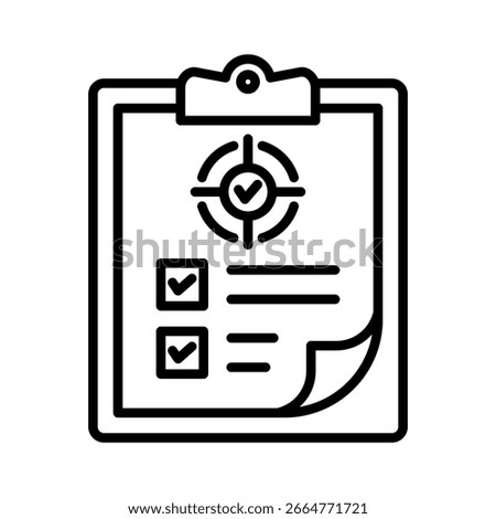 Outcomes Icon Element for Design
