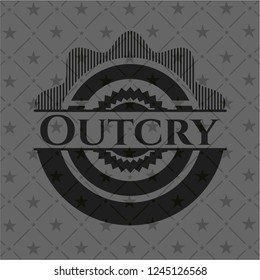 Outcry realistic dark emblem