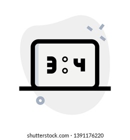 Outdated standard tv viewing format layout option