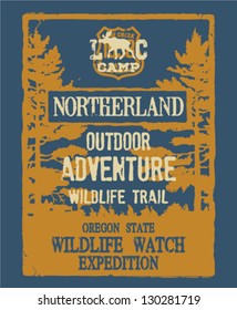 Outdoor adventure - artwork for boy wear in custom colors