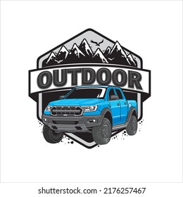 An Outdoor Adventure Car Logo