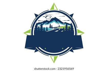 outdoor adventure logo design for T shirts and caps