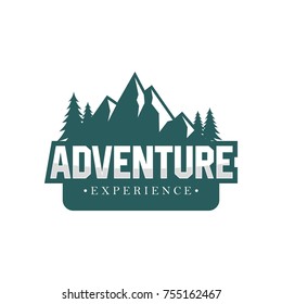 Outdoor and adventure logo design template