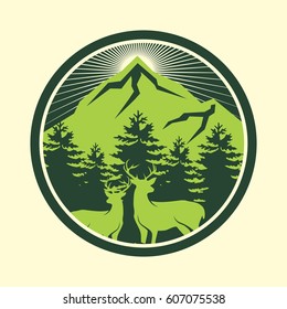 OUTDOOR ADVENTURE LOGO TEMPLATE