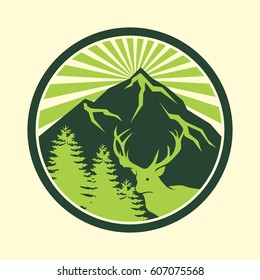 OUTDOOR ADVENTURE LOGO TEMPLATE