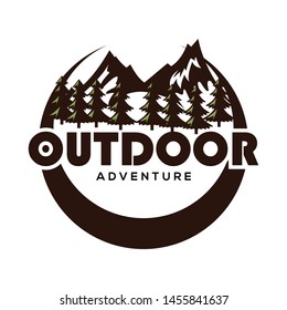 outdoor adventure, premium logo design