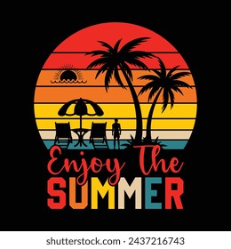 Outdoor, Adventure, Summer T-Shirt Design, California Beach T-Shirt Design.