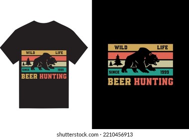 Outdoor adventure t shirt design apparel for fishing hunting camping hiking colorful print Backgroud