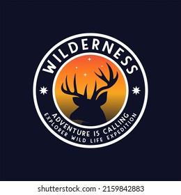 outdoor adventure . Vector graphic for t shirt and other uses.